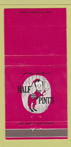 Matchbook Cover - Half Pint's Detroit MI 30 Strike