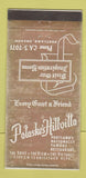 Matchbook Cover - Polaske's Hillvilta Portland OR WEAR 30 Strike