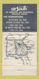 Matchbook Cover - Air South Atlanta GA 30 Strike