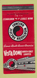 Matchbook Cover - Northern Pacific Railroad Vista Dome 30 Strike