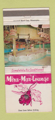 Matchbook Cover - Mira Mar Lounge Havertown PA WEAR 30 Strike