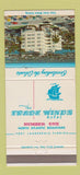 Matchbook Cover - Trade Winds Hotel Fort Lauderdale FL 30 Strike