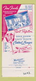 Matchbook Cover - Trade Winds Hotel Fort Lauderdale FL 30 Strike