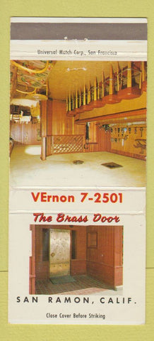 Matchbook Cover - Brass Door San Ramon CA 30 Strike