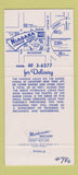 Matchbook Cover - Kolber's Niagara Liquor Store Lockport NY SAMPLE 30 Strike