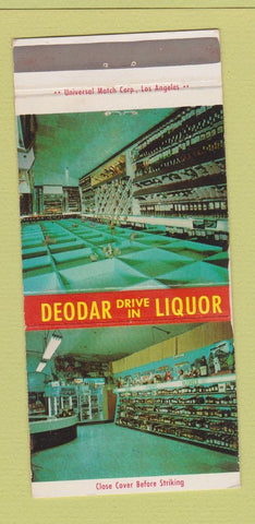 Matchbook Cover - Deodar Liquor Store WEAR 30 Strike