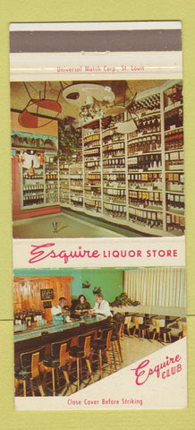 Matchbook Cover - Esquire Liquor Store Club Nassau Bahamas 30 Strike