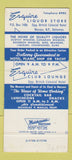 Matchbook Cover - Esquire Liquor Store Club Nassau Bahamas 30 Strike