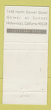 Matchbook Cover - Columbia Bar Grill Hollywood CA 30 Strike