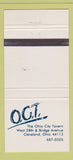 Matchbook Cover - Ohio City Tavern Cleveland OH 30 Strike