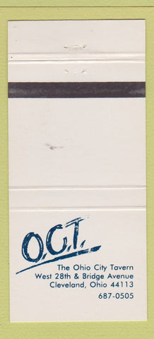 Matchbook Cover - Ohio City Tavern Cleveland OH 30 Strike