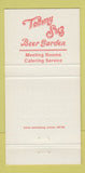 Matchbook Cover - Chances R Restaurant York NE 30 Strike