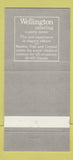Matchbook Cover - Wellington Catering Restaurant Highland Heights OH 30 Strike