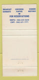 Matchbook Cover - Sheraman House Century Old Inn Batesville IN 30 Strike