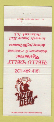 Matchbook Cover - Hello Delly Restaurant Hackensack NJ 30 Strike