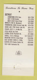 Matchbook Cover - Henderson Glass Auto Service Detroit MI Berkley 30 Strike