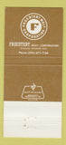 Matchbook Cover - Froedtert Malt Milwaukee WI beer 30 Strike