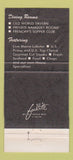 Matchbook Cover - French Tavern Huntington WV 30 Strike