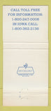 Matchbook Cover - Cutty's Outdoor Recreation 30 Strike