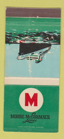 Matchbook Cover - Moore McCormack Lines shipping cruise 30 Strike