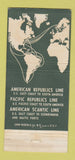 Matchbook Cover - Moore McCormack Lines shipping cruise 30 Strike