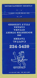 Matchbook Cover - Capital Tavern Ottawa ON 30 Strike