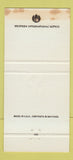Matchbook Cover - Washington Plaza Hotel Seattle WA Beef Room 30 Strike