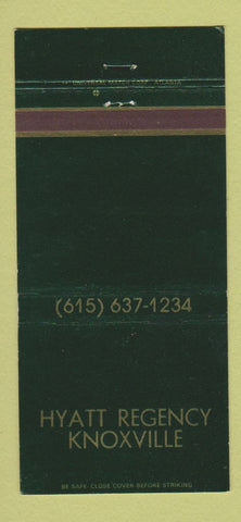 Matchbook Cover - Hyatt Regency Hotel Knoxville TN 30 Strike