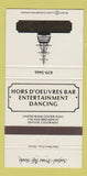 Matchbook Cover - HMS Piccadilly Denver Colorado 30 Strike