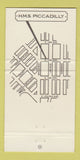 Matchbook Cover - HMS Piccadilly Denver Colorado 30 Strike