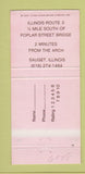 Matchbook Cover - Oz Cocktails Sauget IL 30 Strike