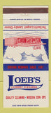 Matchbook Cover - Loeb's Laundry Cleaners Memphis TN 30 Strike