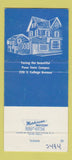 Matchbook Cover - The Tavern Restaurant State College PA 30 Strike