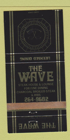 Matchbook Cover - The Wave Restaurant WEAR 30 Strike
