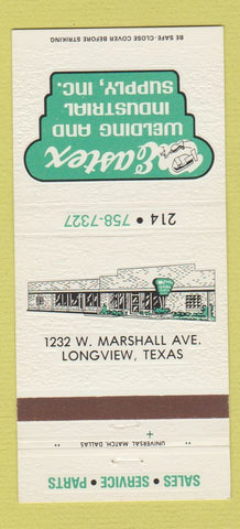 Matchbook Cover - Eastex Welding Industrial Supply Longview TX 30 Strike