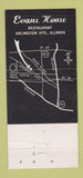 Matchbook Cover - Eavns House Arlington Heights IL 30 Strike