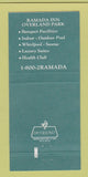 Matchbook Cover - Ross Il Pagliaccio Italian Ramada Overland Park KS 30 Strike
