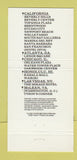 Matchbook Cover - California Pizza Kitchen 30 Strike