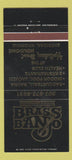 Matchbook Cover - Brass Banjo Holiday Inn Sheridan WY 30 Strike