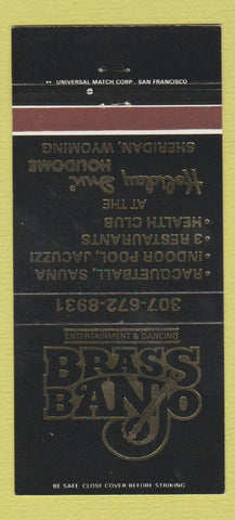 Matchbook Cover - Brass Banjo Holiday Inn Sheridan WY 30 Strike