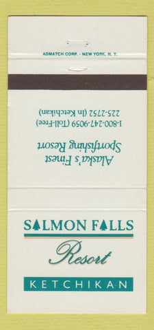 Matchbook Cover - Salmon Falls Resort Ketchikan AK 30 Strike