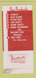 Matchbook Cover - Smith Armstrong Forge Cleveland OH 30 Strike