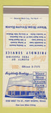 Matchbook Cover - West Side State Bank Fort Worth TX 30 Strike