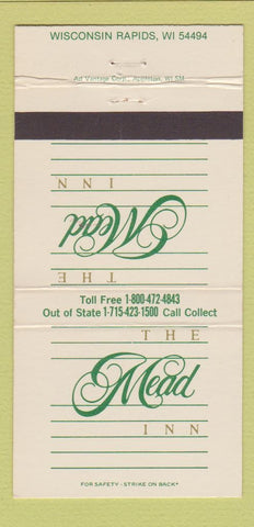 Matchbook Cover - Mead Inn Wisconsin Rapids WI 30 Strike