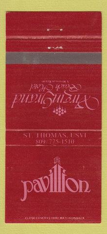 Matchbook Cover - Virgin Grand Beach Hotel Pavillion St Thomas  30 Strike