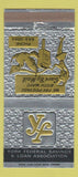 Matchbook Cover - York Federal Savings and Loan PA 30 Strike