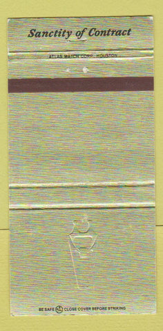 Matchbook Cover - Stewart Title Galveston Dickinson TX 30 Strike