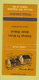 Matchbook Cover - Auberge Le Vieux Saint Gabriel Montreal QC 30 Strike