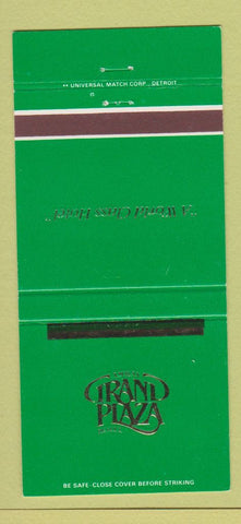 Matchbook Cover - Grand Plaza Hotel Grand Rapids MI 30 Strike