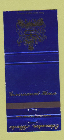 Matchbook Cover - Government House Edmonton AB 30 Strike